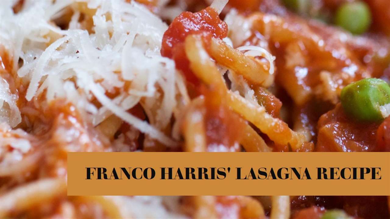 Franco Harris Lasagna Recipe