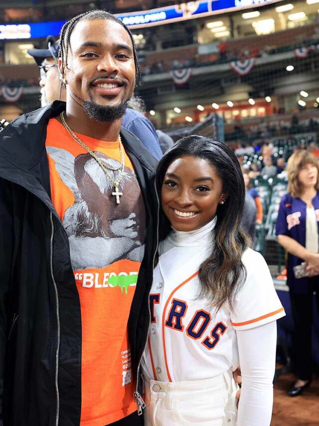 Simone Biles and her fiancé Jonathan Owens get into a heated argument over who is a better athlete